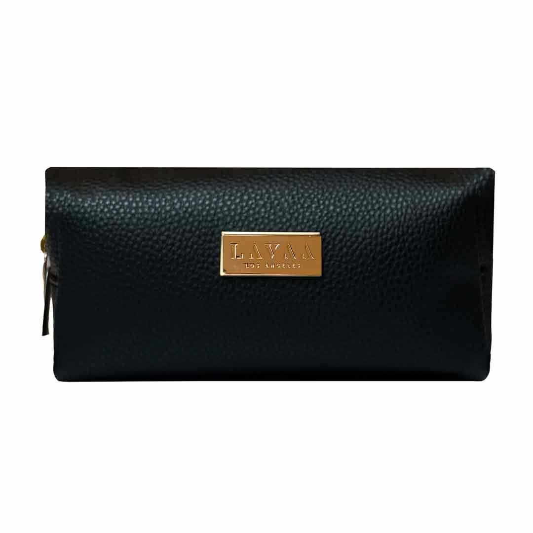 Makeup Bag | Black - Lavaa Beauty