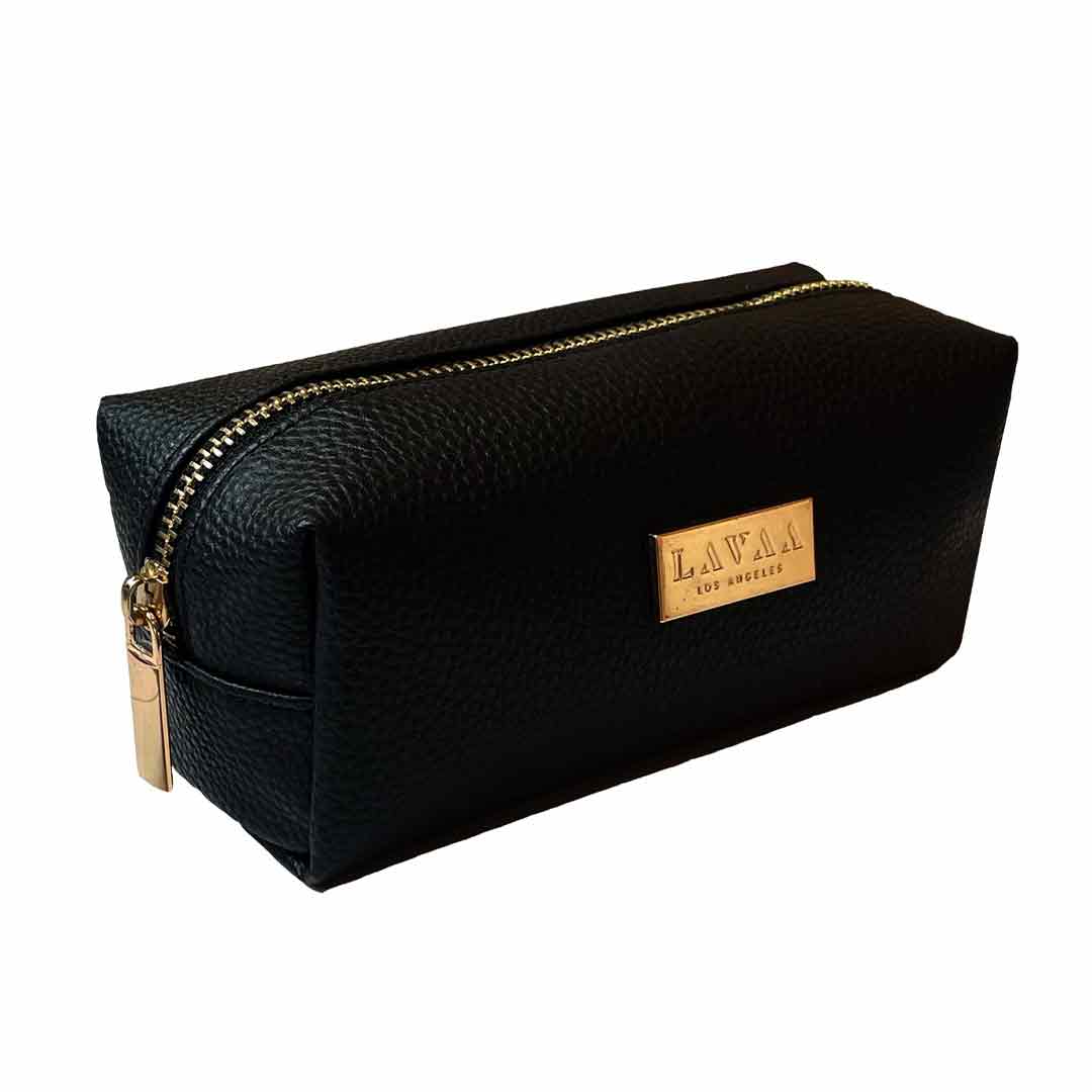 Makeup Bag | Black - Lavaa Beauty