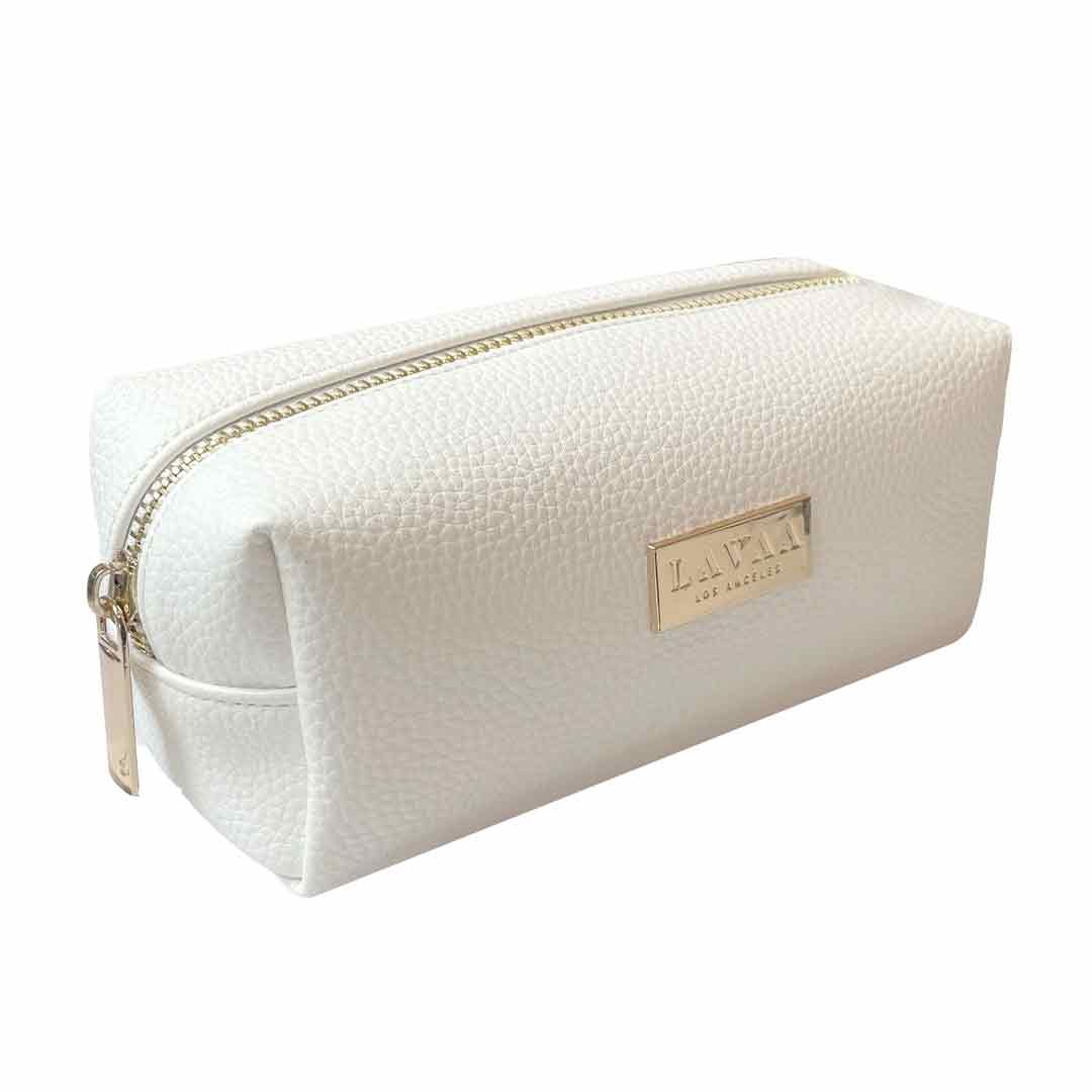 Makeup Bag | White - Lavaa Beauty