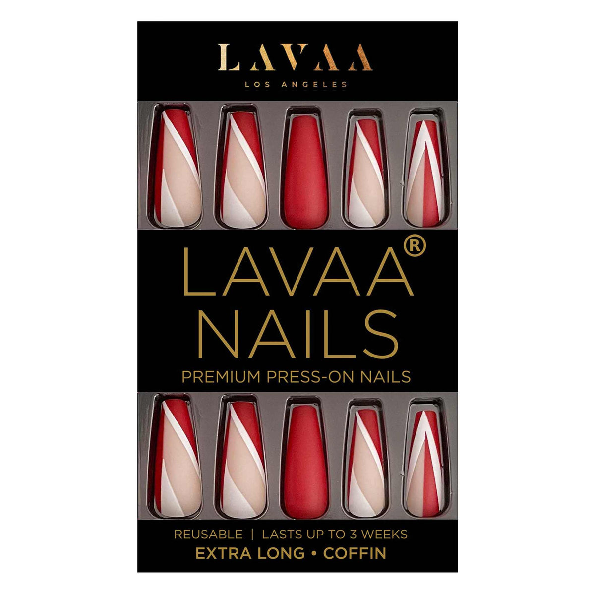 Luxury extra long white LV inspired Press on Nails - Slaylebrity