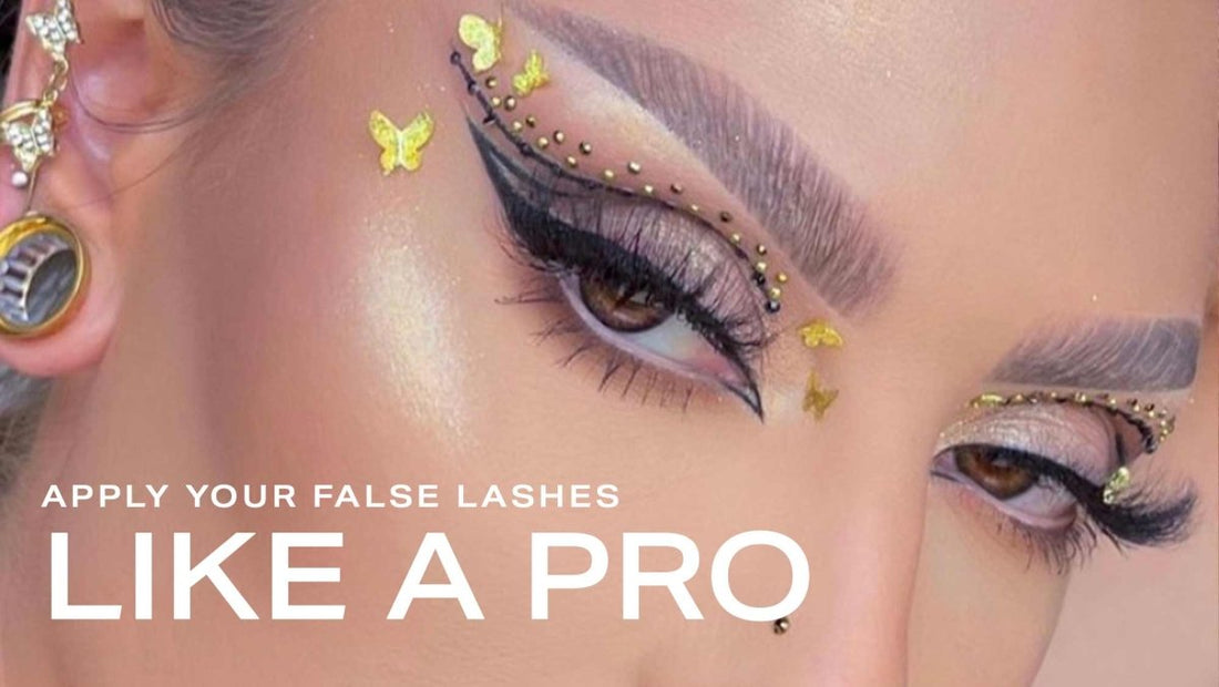 Apply Your False Lashes Like A Pro! - Lavaa Beauty