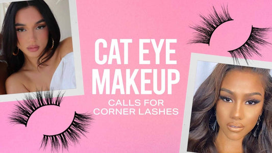 Cat Eye Makeup Calls For Corner Lashes - Lavaa Beauty