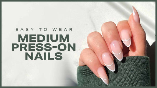 Easy To Wear Medium Press-On Nails - Lavaa Beauty