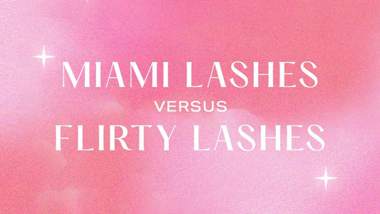 Miami Lashes Vs. Flirty Lashes - Lavaa Beauty