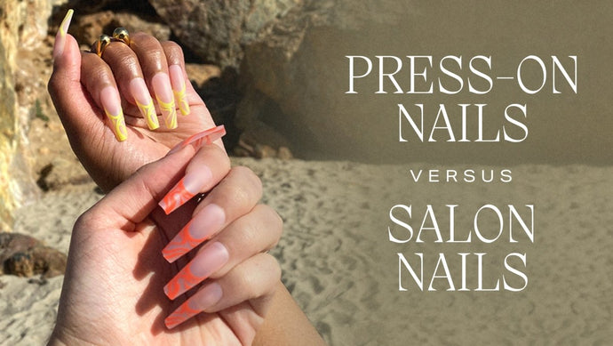 PRESS ON NAILS VS. SALON NAILS 😱💅🏼