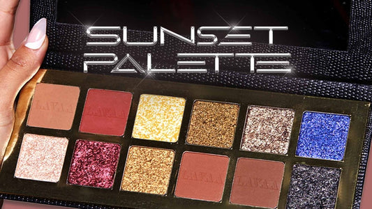 The Sunset Palette | Introduction to our LUXE Eyeshadow Palette - Lavaa Beauty