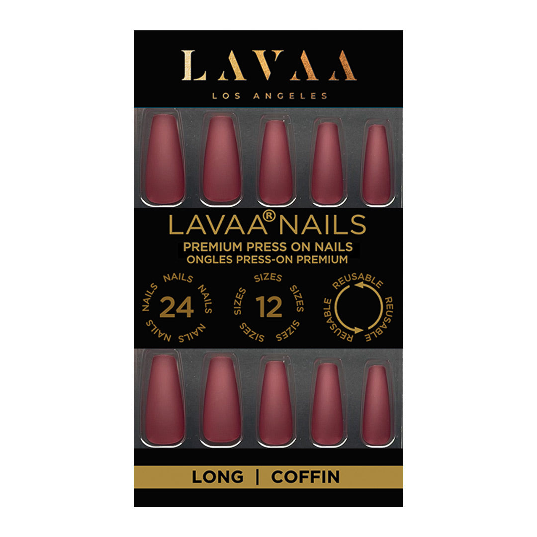 Burgundy Coffin
