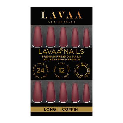 Burgundy Coffin