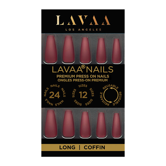 Burgundy Coffin