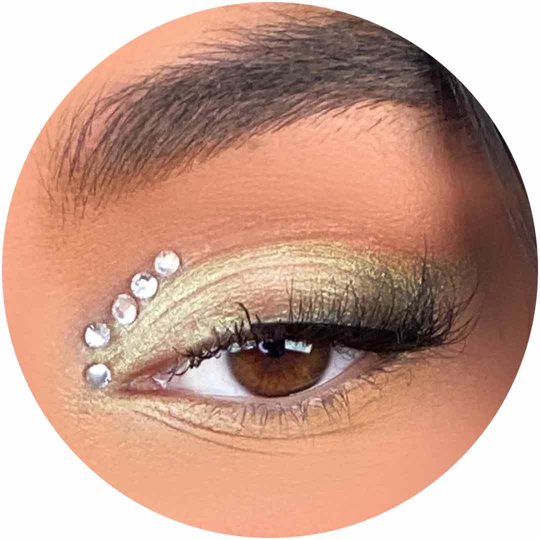 Rhinestone Small Face Jewels Rhinestone Face Makeup Adhesive Face