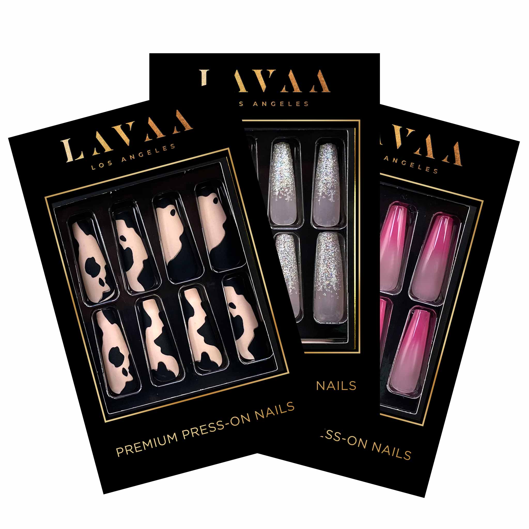 Extra Baddie: Extra Long Coffin Press-On Nail Bundle | Lavaa Beauty