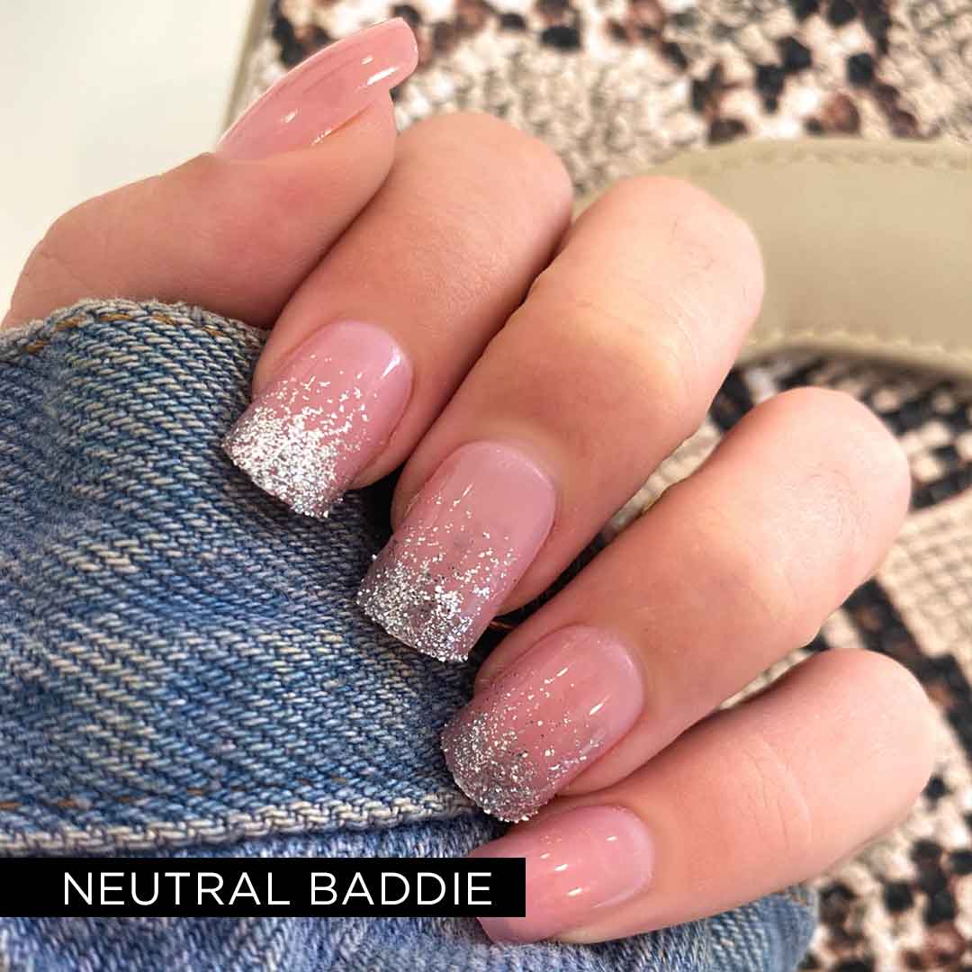 NEUTRAL BAE: Short Nude Square Press-On Nail Bundle | Lavaa Beauty