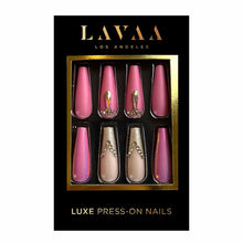 BEDAZZLED BABE: Best Pink Luxe Extra Long Press On Nails | Lavaa Beauty
