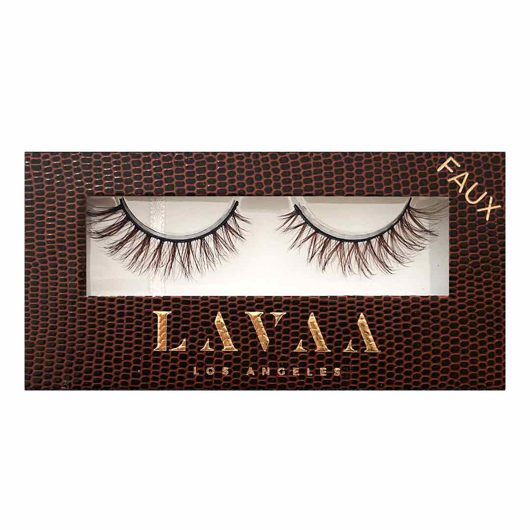 DARLING Brown Lash | Best Natural 3D Faux Mink Lashes | Lavaa Beauty