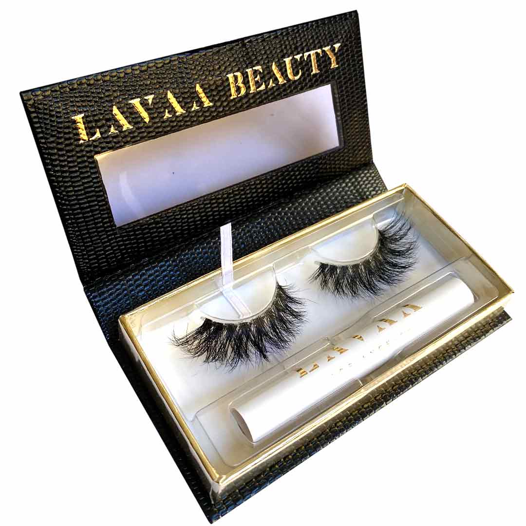 ELEGANT Lash | Clear Band 3D Mink Lashes | Lavaa Beauty