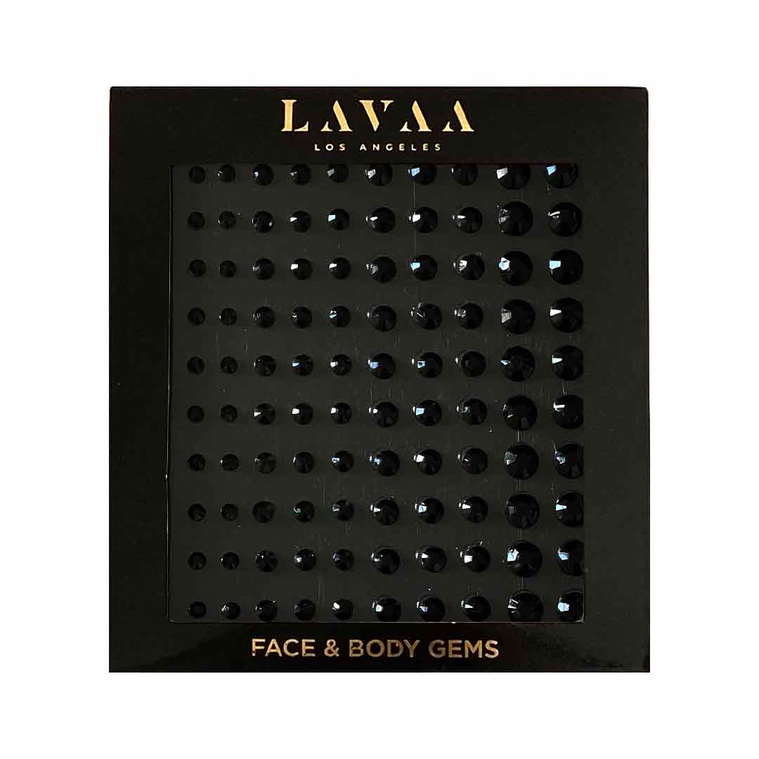 Face Gems | Best Black Circle Reflective Face And Body Gems | Lavaa Beauty