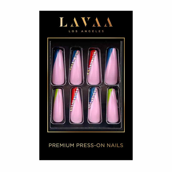 GLOW UP: Best Extra Long Hot Pink Press On Nails | Lavaa Beauty