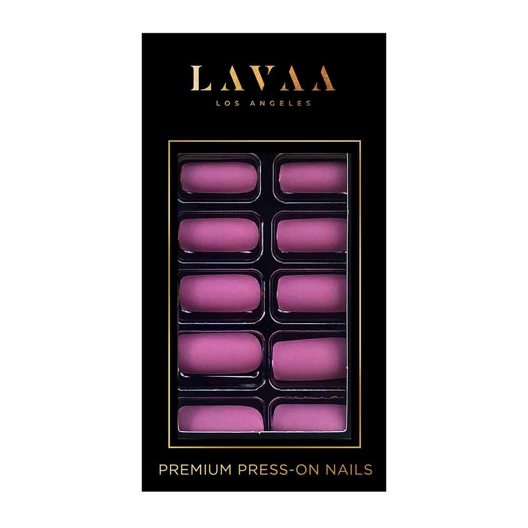 LILAC DREAM: Best Medium Purple Square Press On Nails | Lavaa Beauty