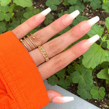 OMBRE FRENCH Swatch: Long Nude Coffin Press On Nails | Lavaa Beauty